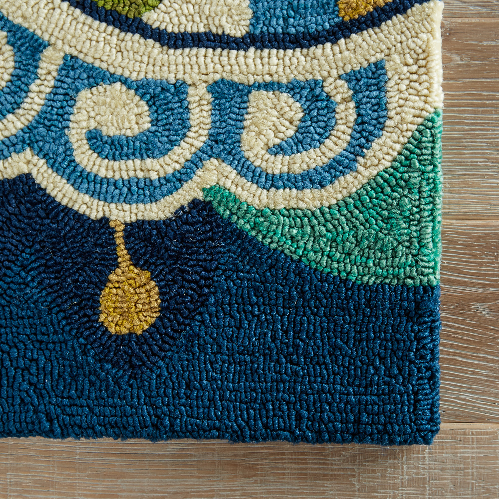 Aurora Blue & Yellow Indoor/Outdoor Area Rug & Reviews Joss & Main